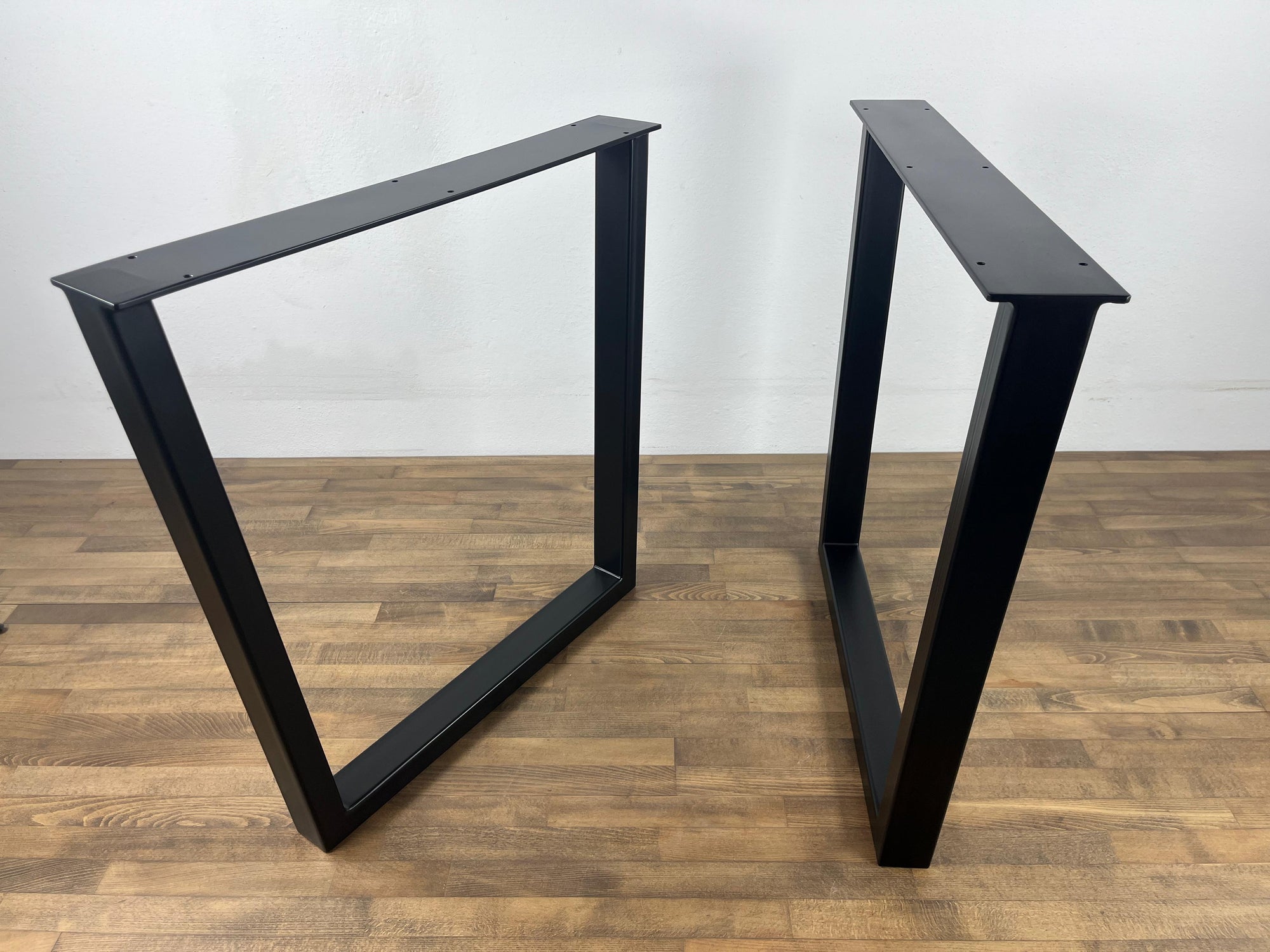 28" Trapezoid Table Legs Metal , Width 24" , Height 28 '' Set (2)